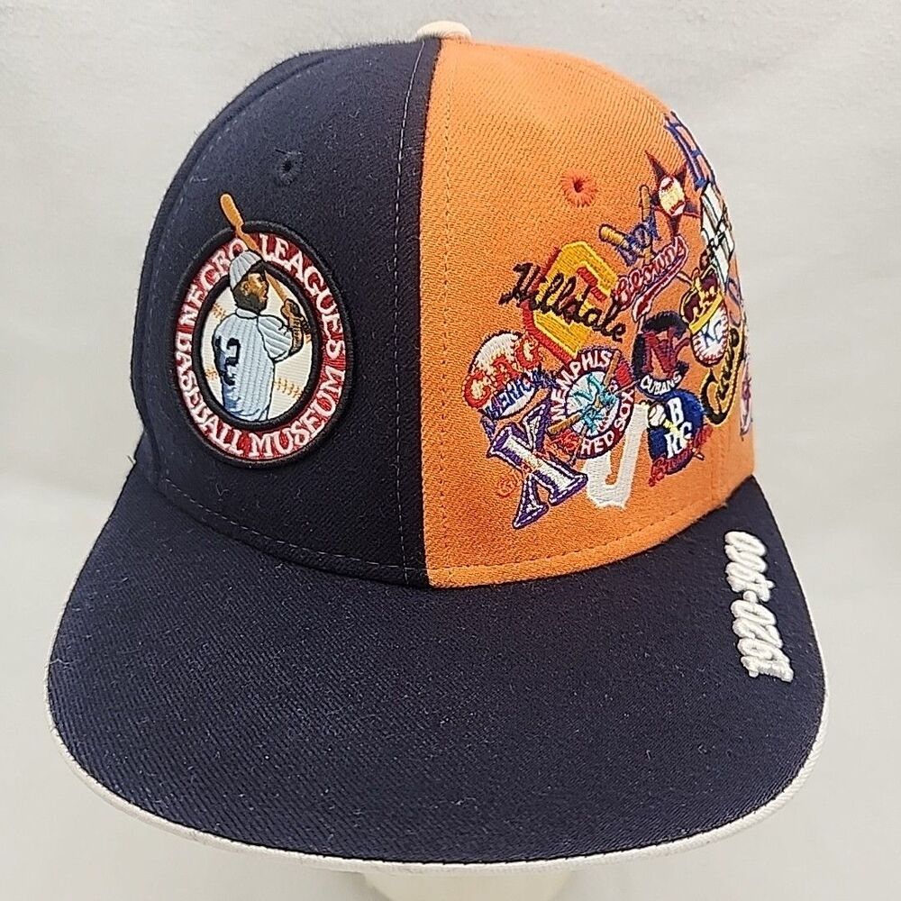 Cap Negro League Baseball Museum 1920-1960 Headgear Fitted Hat 7 1/2 100% Wool